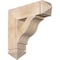 Ekena Millwork Funston Arts & Crafts Smooth Bracket, Douglas Fir, 5 1/2"W x 22"D x 22"H BKT06X22X22FST03SDF - alternate 1